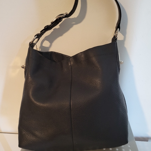 COACH BLACK LEATHER shoulder bag. Excellent condition. - Picture 5 of 11